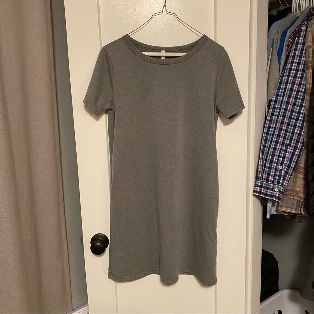 MTS GRAY TSHIRT DRESS